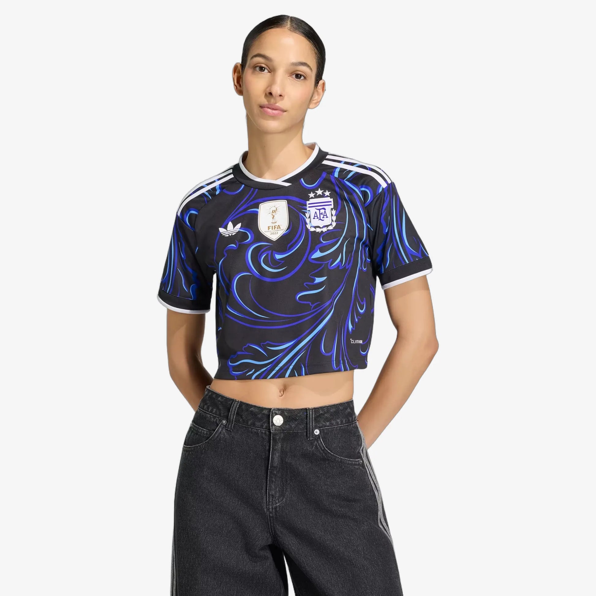 Argentina 2026 Away Cropped Jersey - Front View