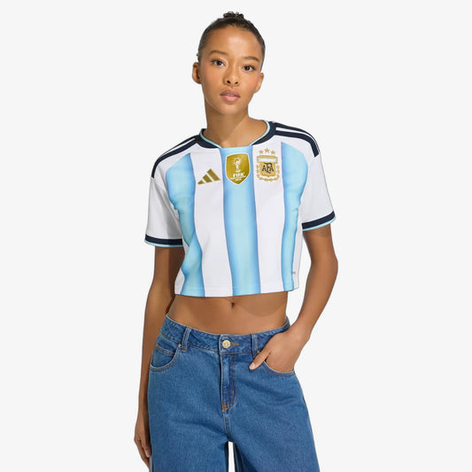 Argentina 2026 Home Cropped Jersey - Front View