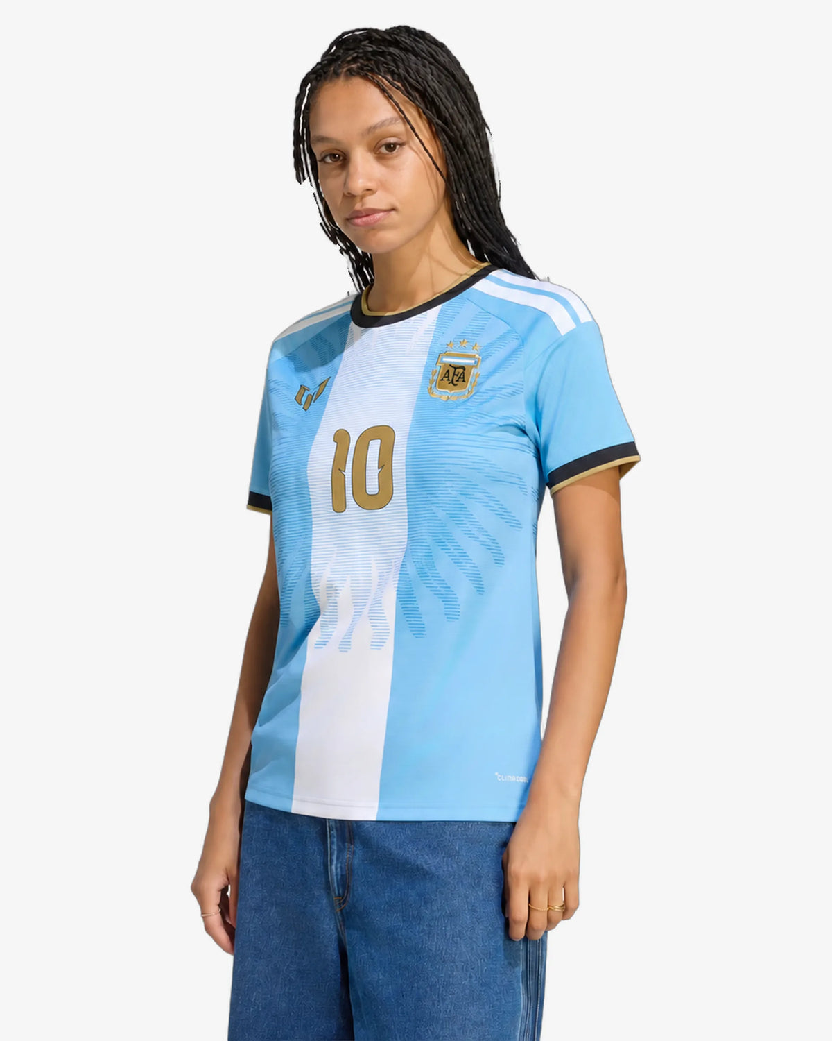 Argentina 2026 Messi 10 Women's Jersey - Front View