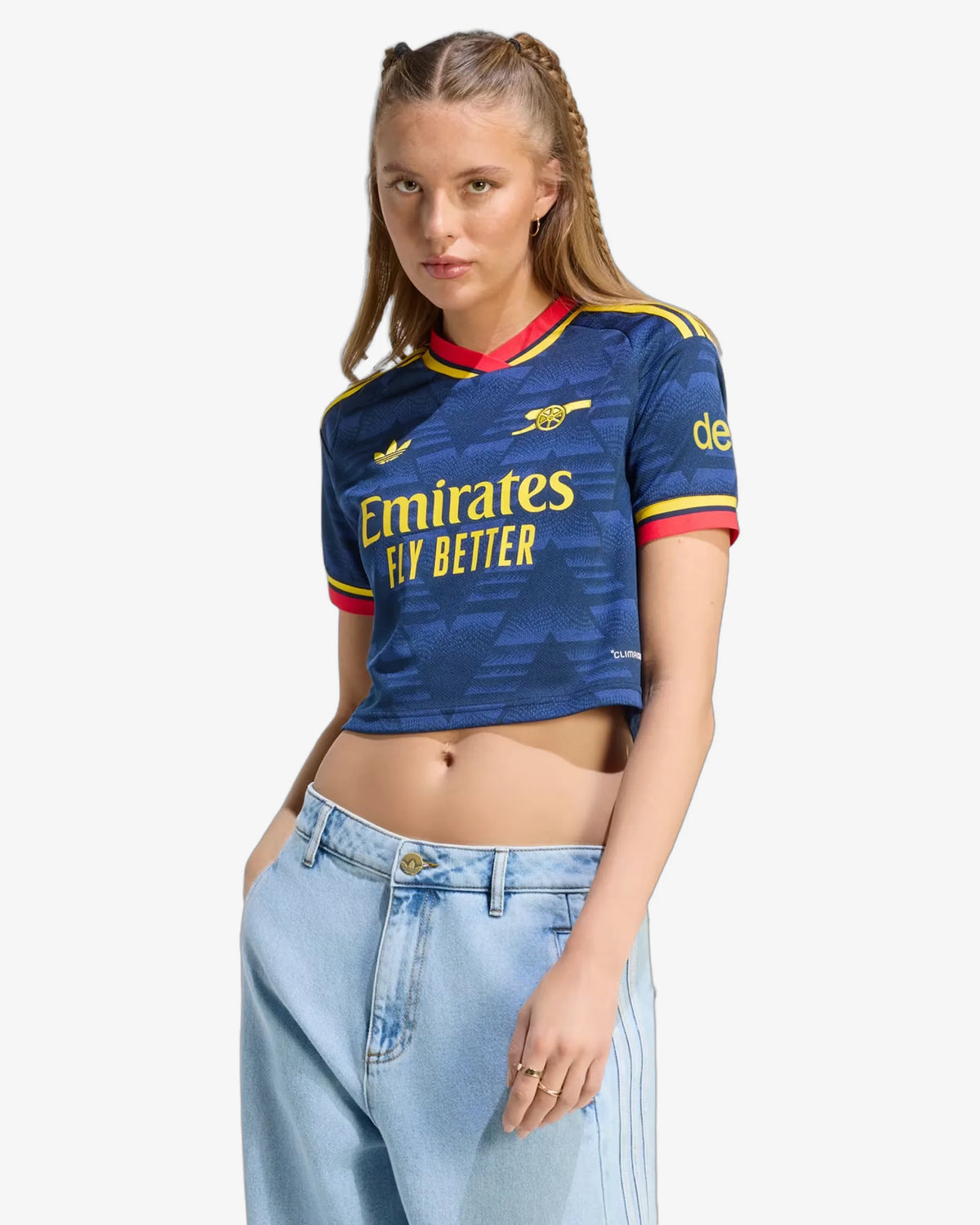 Arsenal 26-27 Away Cropped Jersey - Front View