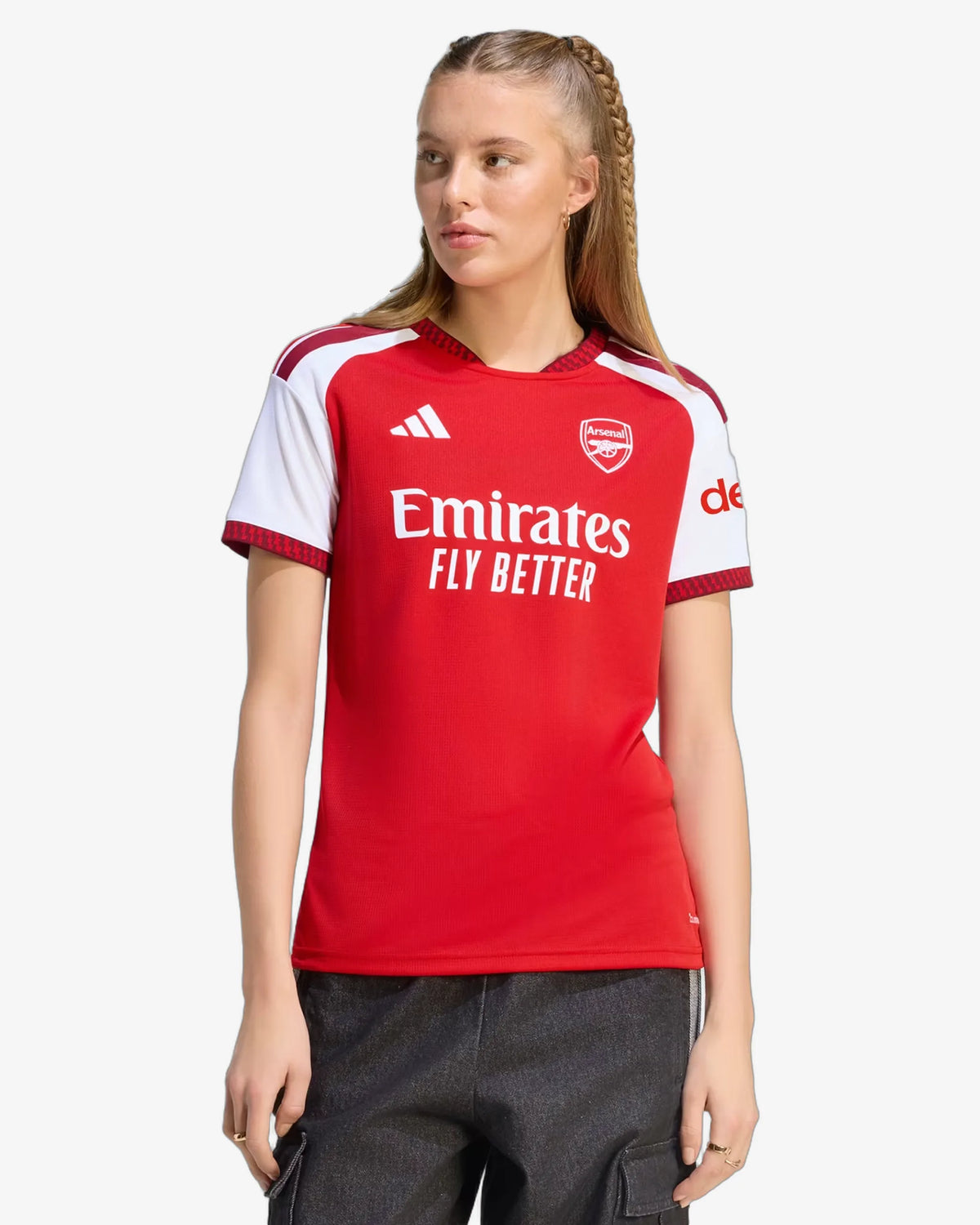 Arsenal 26-27 Home Women's Jersey - Front View