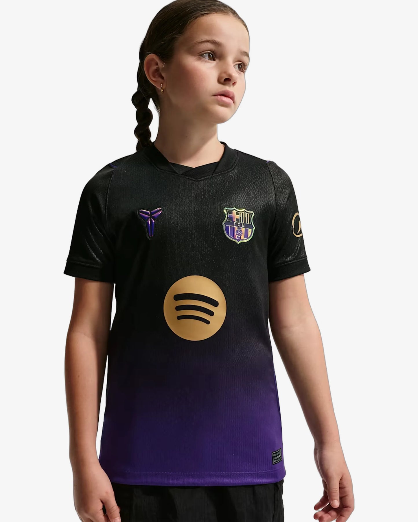 Barcelona 26-27 Away Kids Kit - Front View