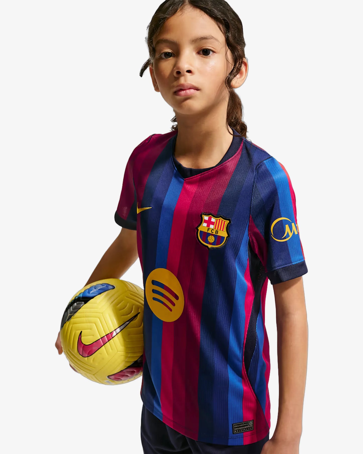 Barcelona 26-27 Home Kids Kit - Front View