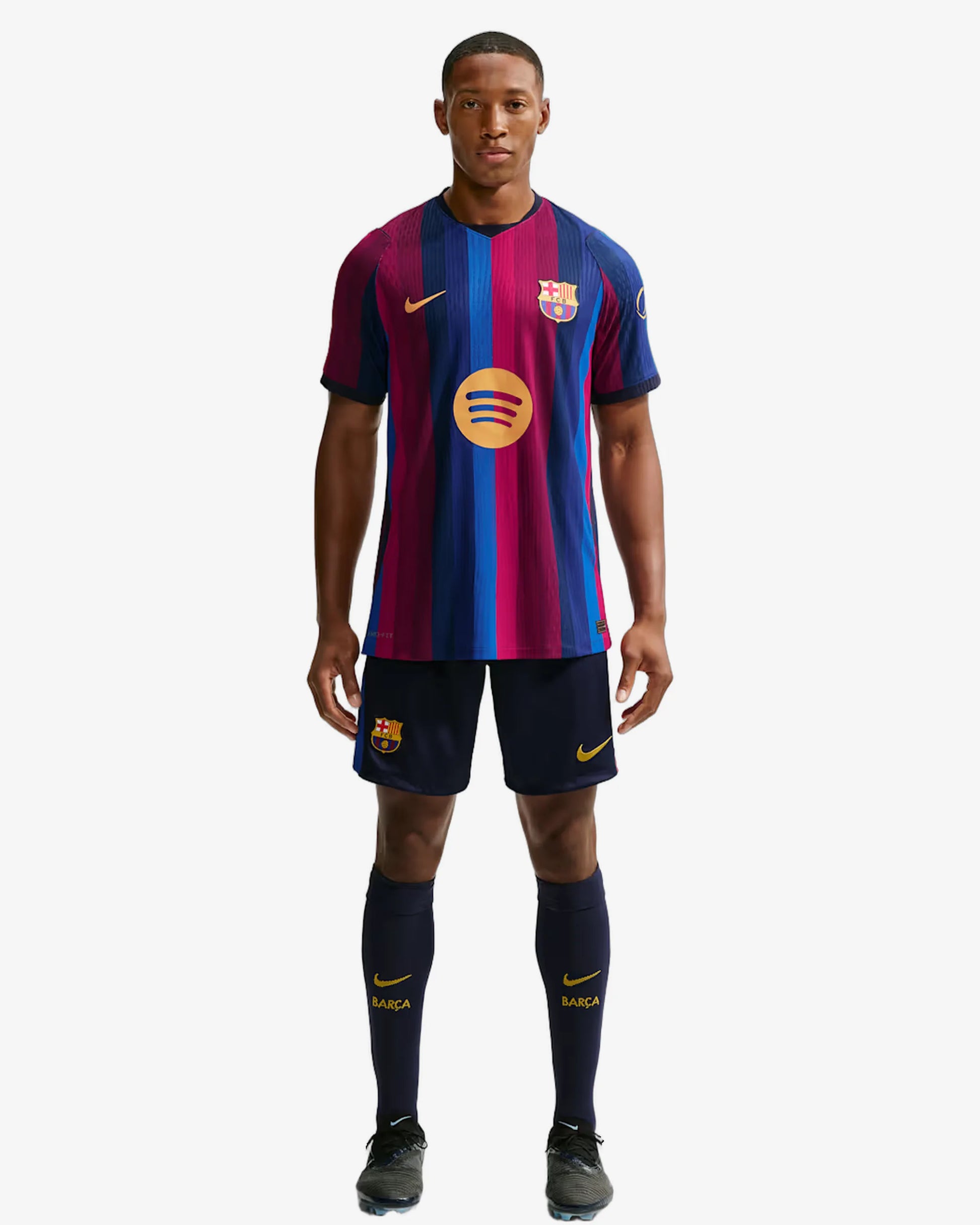 Barcelona 26-27 Player Version Home Jersey - Front View