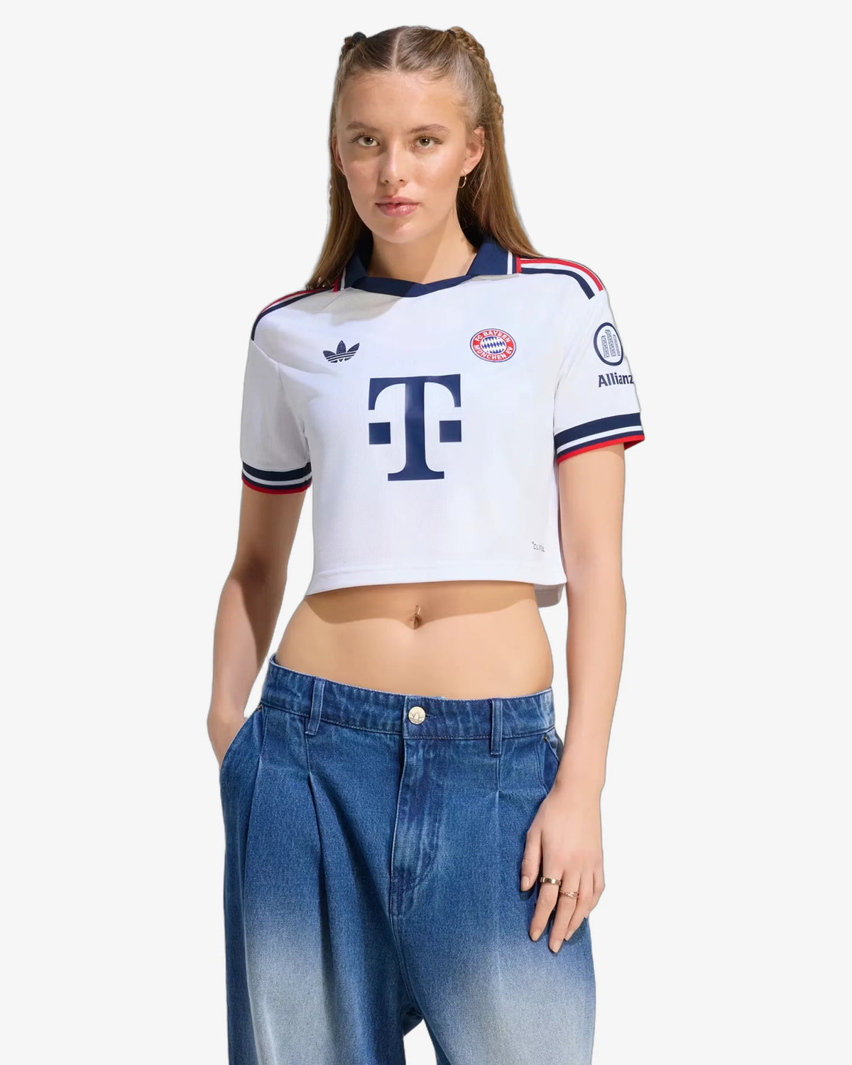 Bayern Munich 26-27 Away Cropped Jersey - Front View