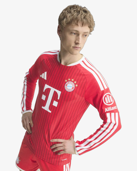 Bayern Munich 26-27 Player Version Long Sleeve Home Jersey - Front View