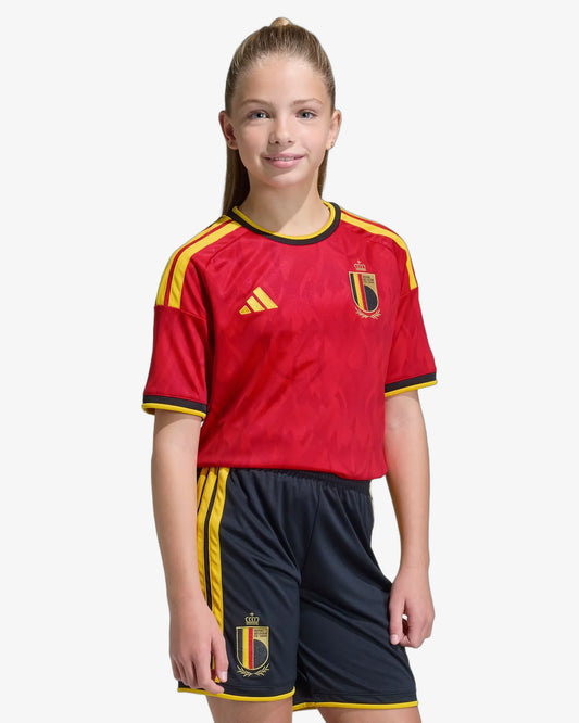 Belgium 2026 Home Kids Kit - Front View