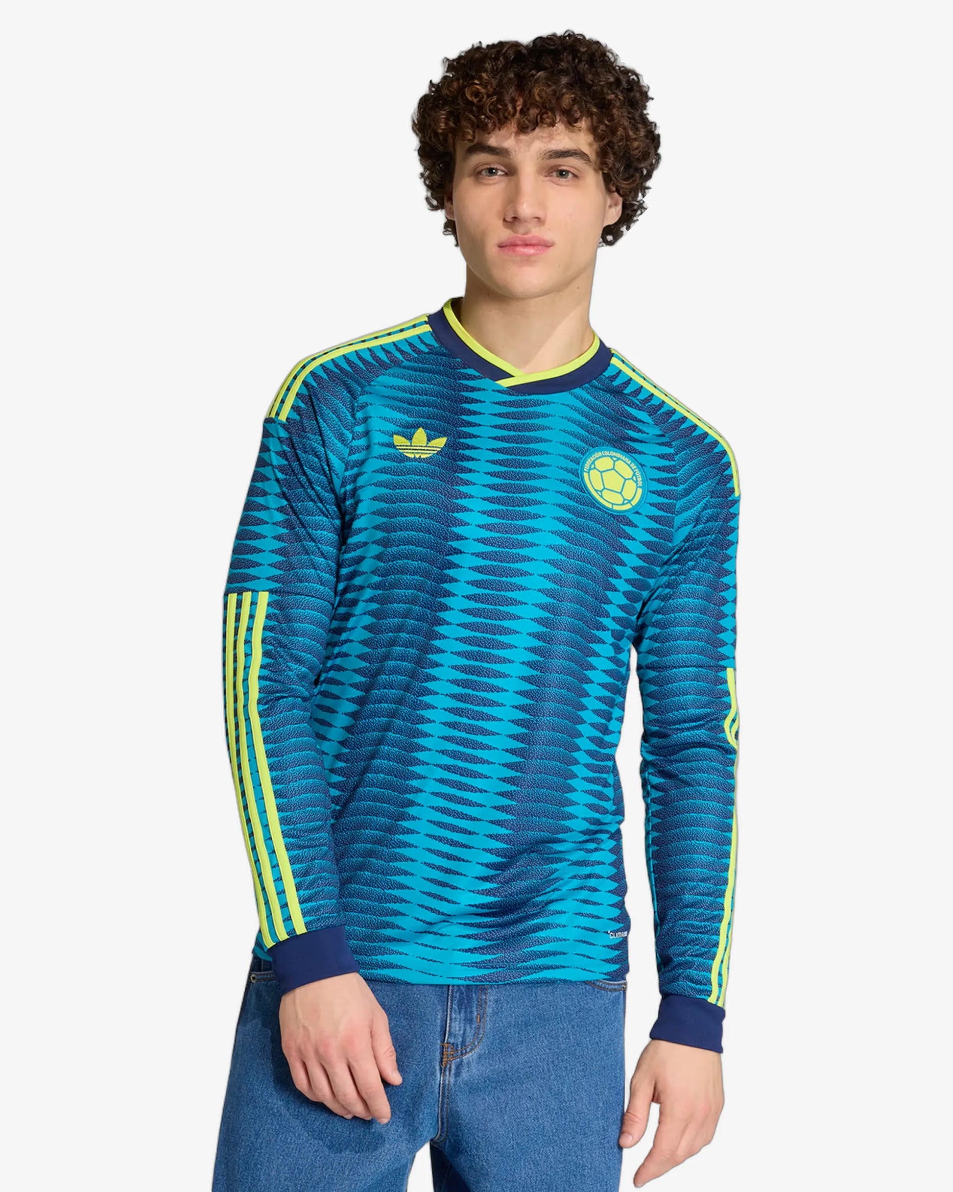 Colombia 2026 Long Sleeve Away Jersey - Front View
