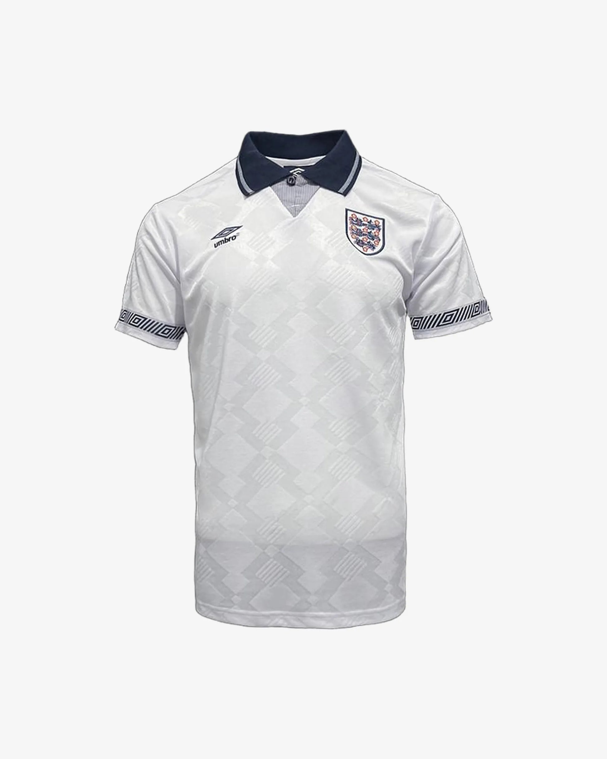 England 1990 Retro Home Jersey - Front View