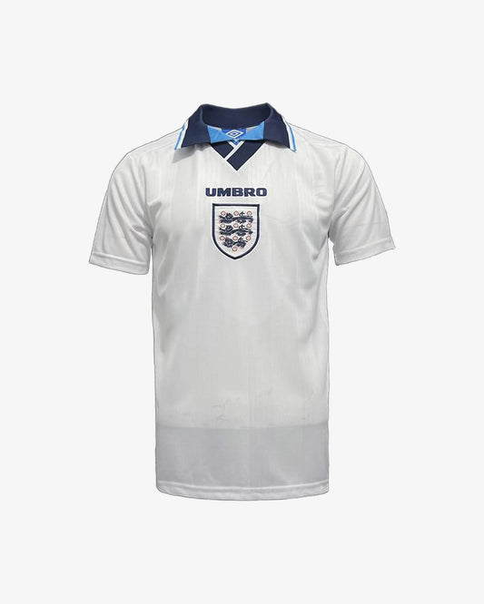 England 1996 Retro Home Jersey - Front View