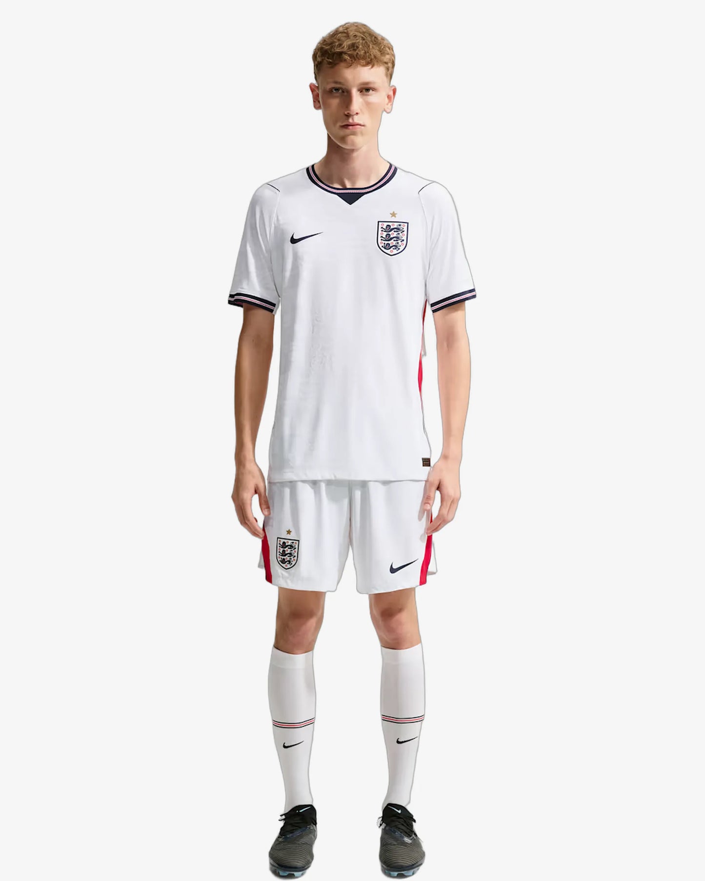 England 2026 Home Player Version Jersey - Front View