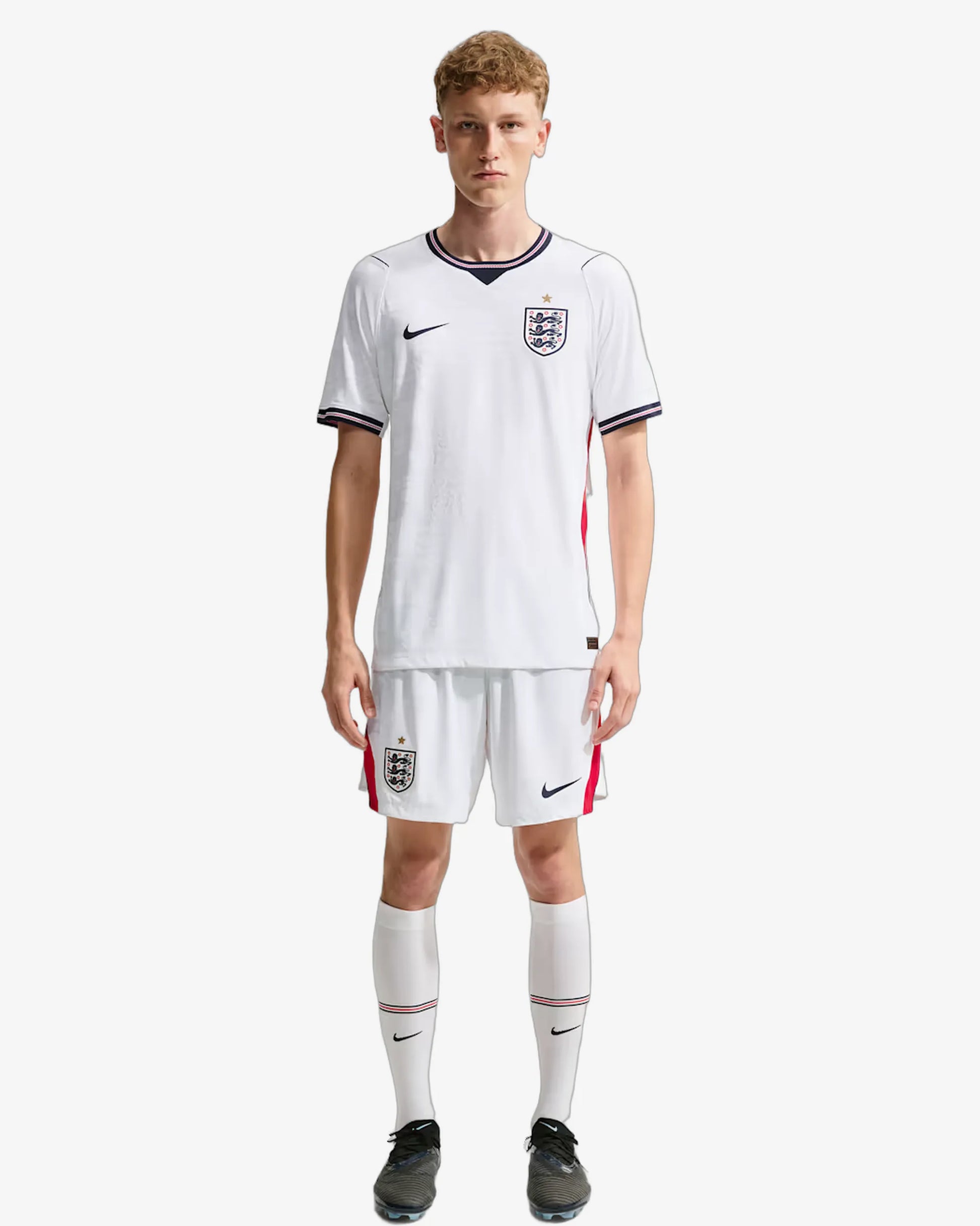 England 2026 Home Player Version Jersey - Front View