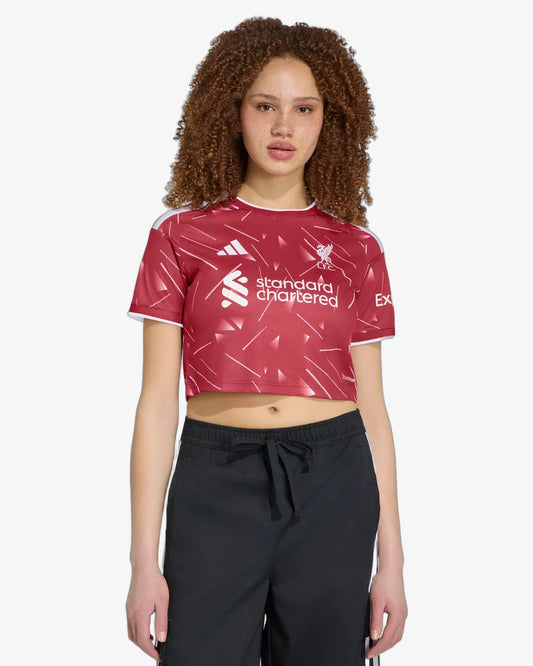 Liverpool 26-27 Home Cropped Jersey - Front View