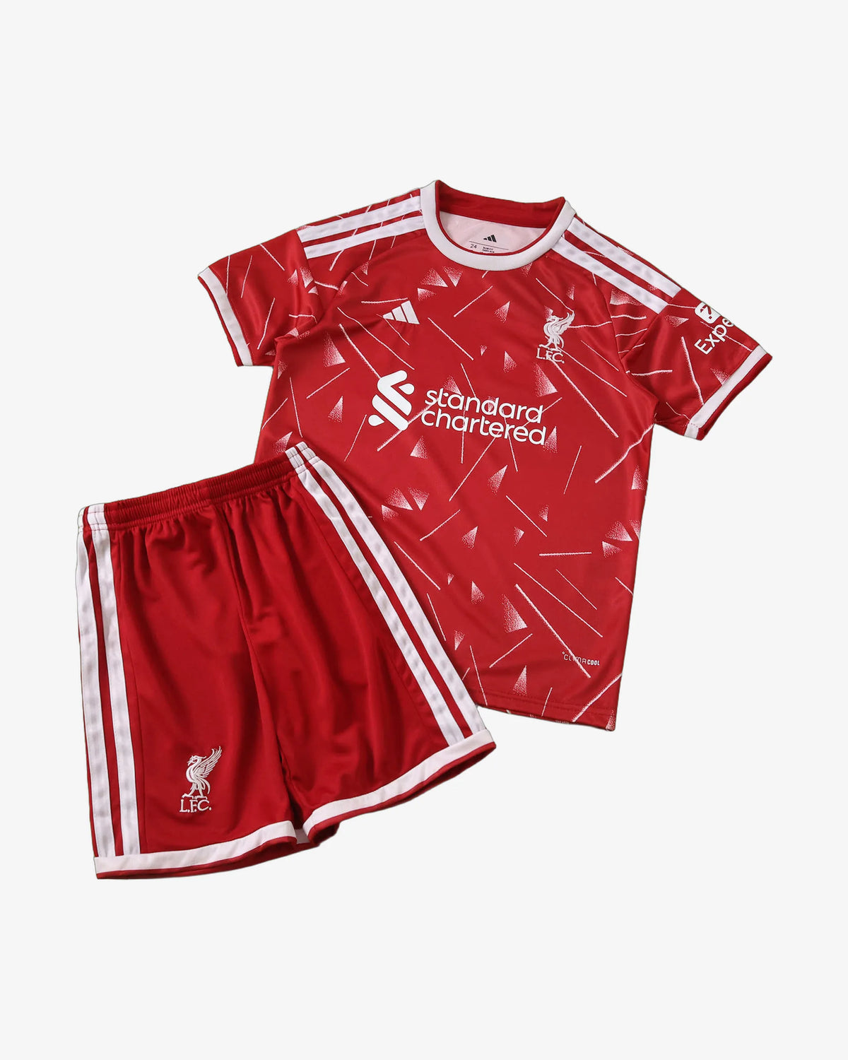Liverpool 26-27 Home Kids Kit - Front View