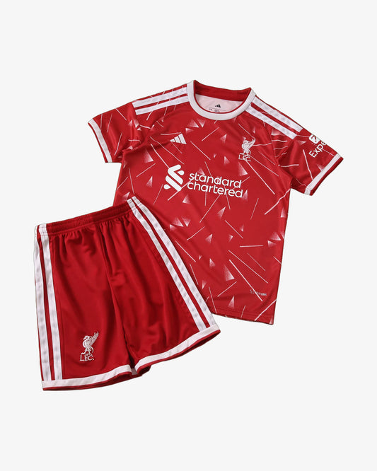 Liverpool 26-27 Home Kids Kit - Front View