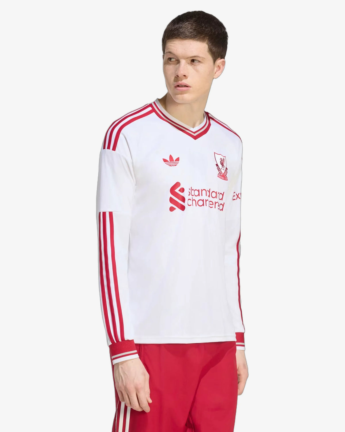Liverpool 26-27 Long Sleeve Away Jersey - Front View
