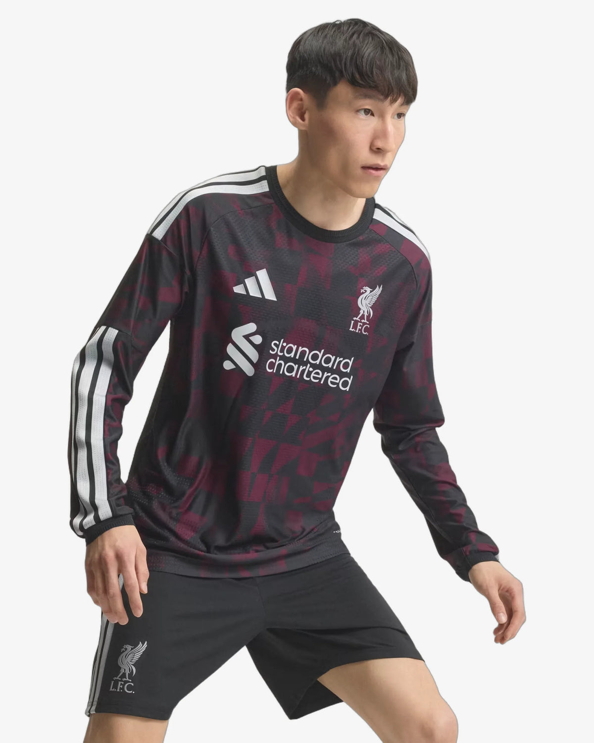 Liverpool 26-27 Player Version Long Sleeve Third Jersey - Front View