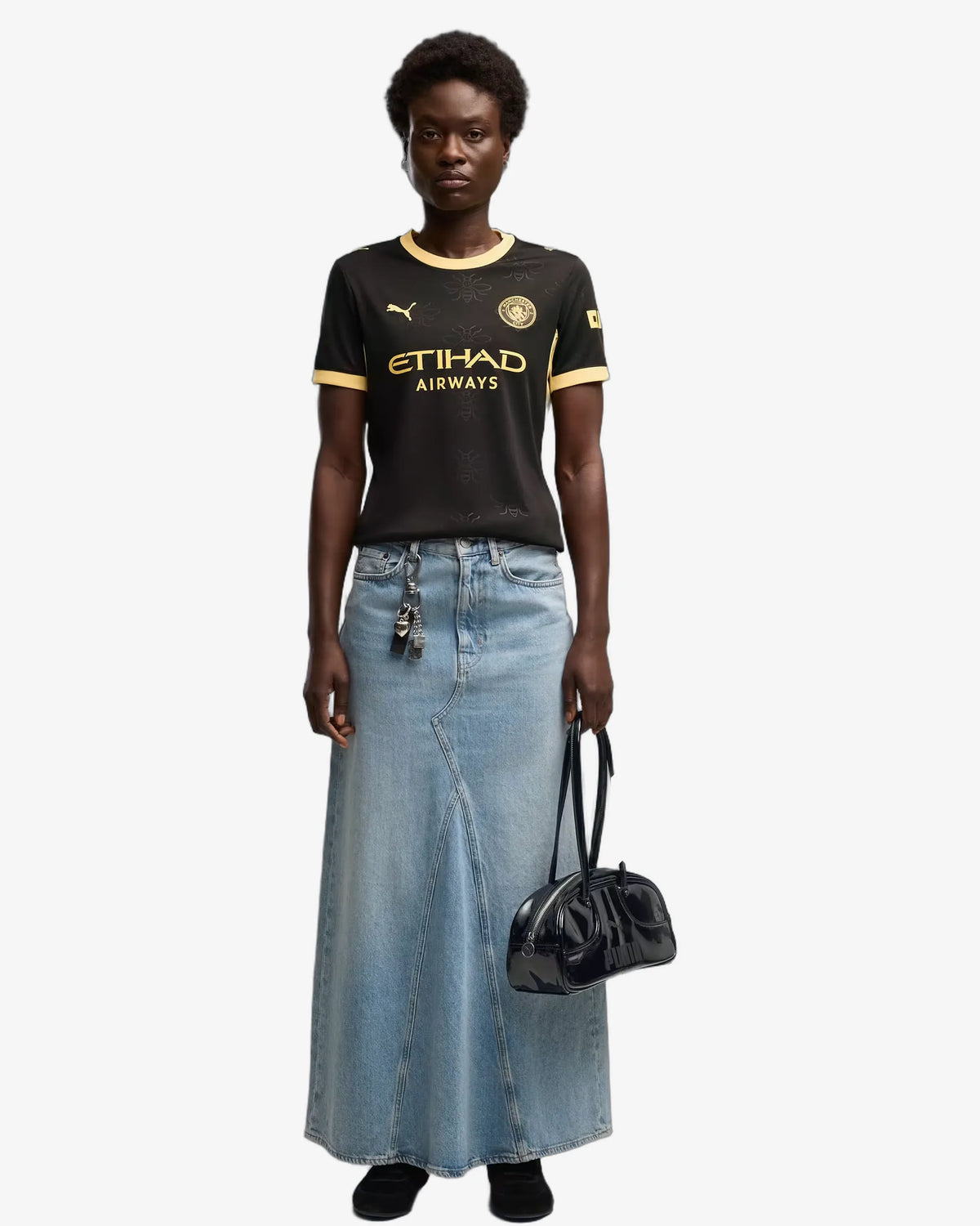 Manchester City 26-27 Away Women's Jersey - Front View