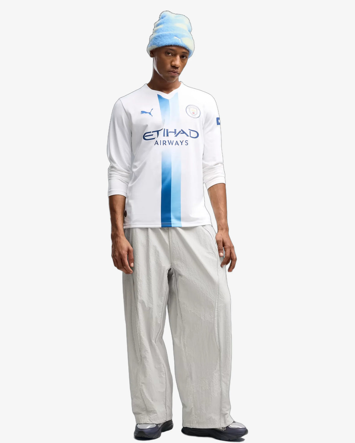 Manchester City 26-27 Long Sleeve Third Jersey - Front View