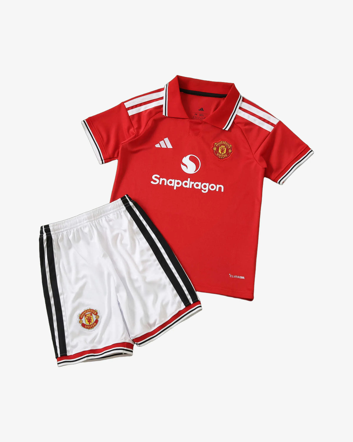 Manchester United 26-27 Home Kids Kit - Front View