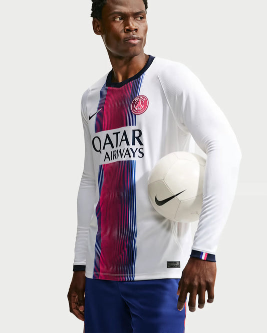 Paris Saint-Germain 26-27 Long Sleeve Away Jersey - Detail