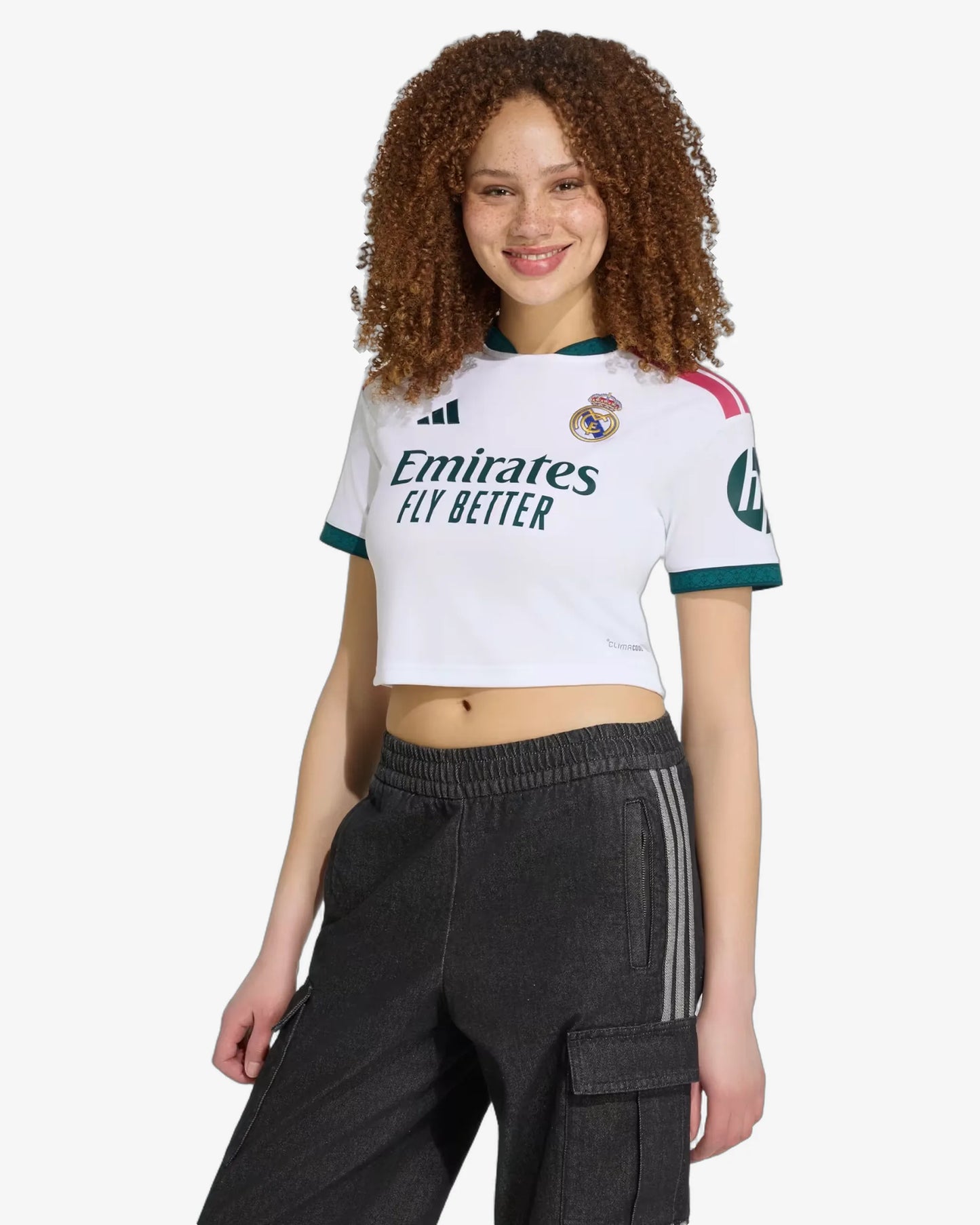 Real Madrid 26-27 Home Cropped Jersey - Front View