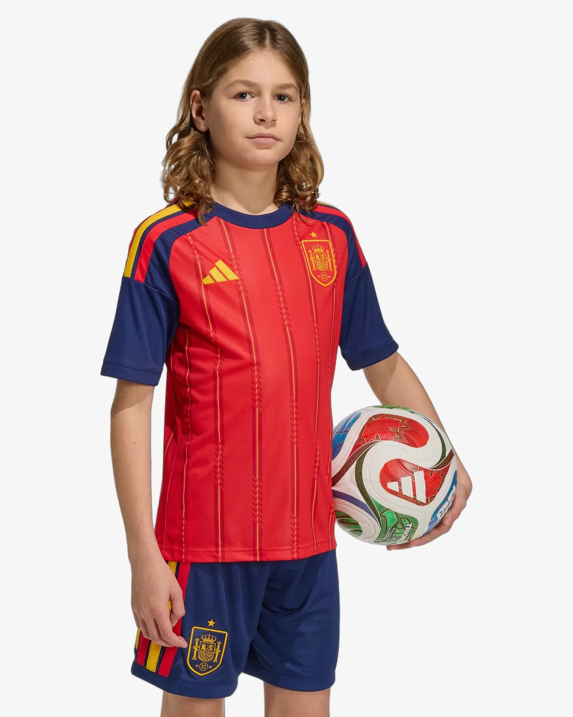 Spain 2026 Home Kids Kit - Front View