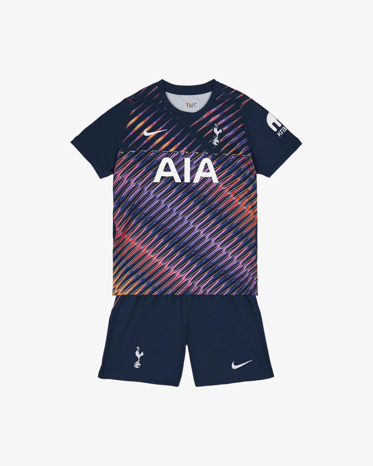 Tottenham 26-27 Away Kids Kit - Front View