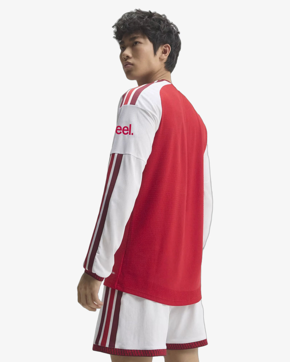 Arsenal 26-27 Player Version Long Sleeve Home Jersey - Back View