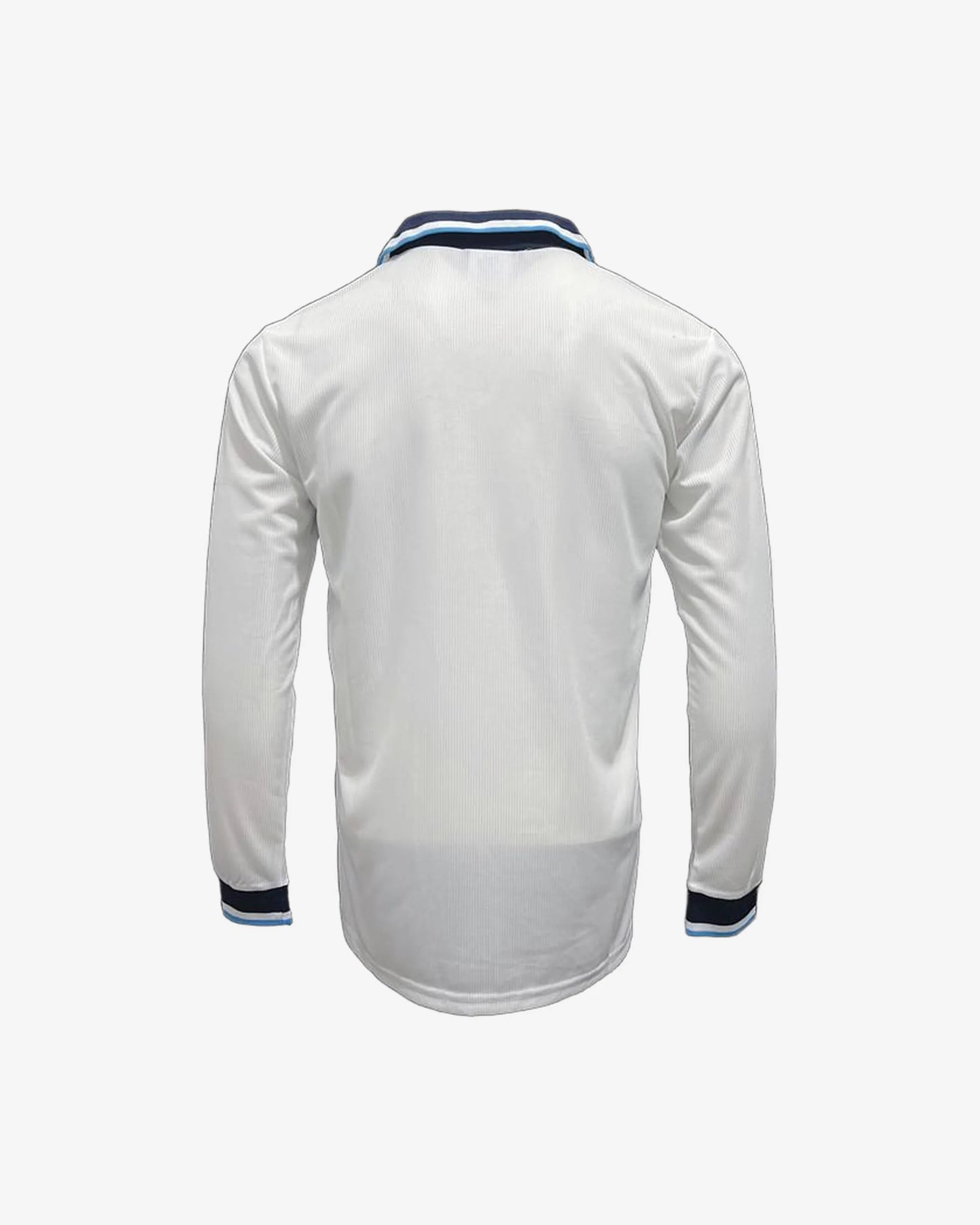England 1996 Retro Long Sleeve Home Jersey - Back View