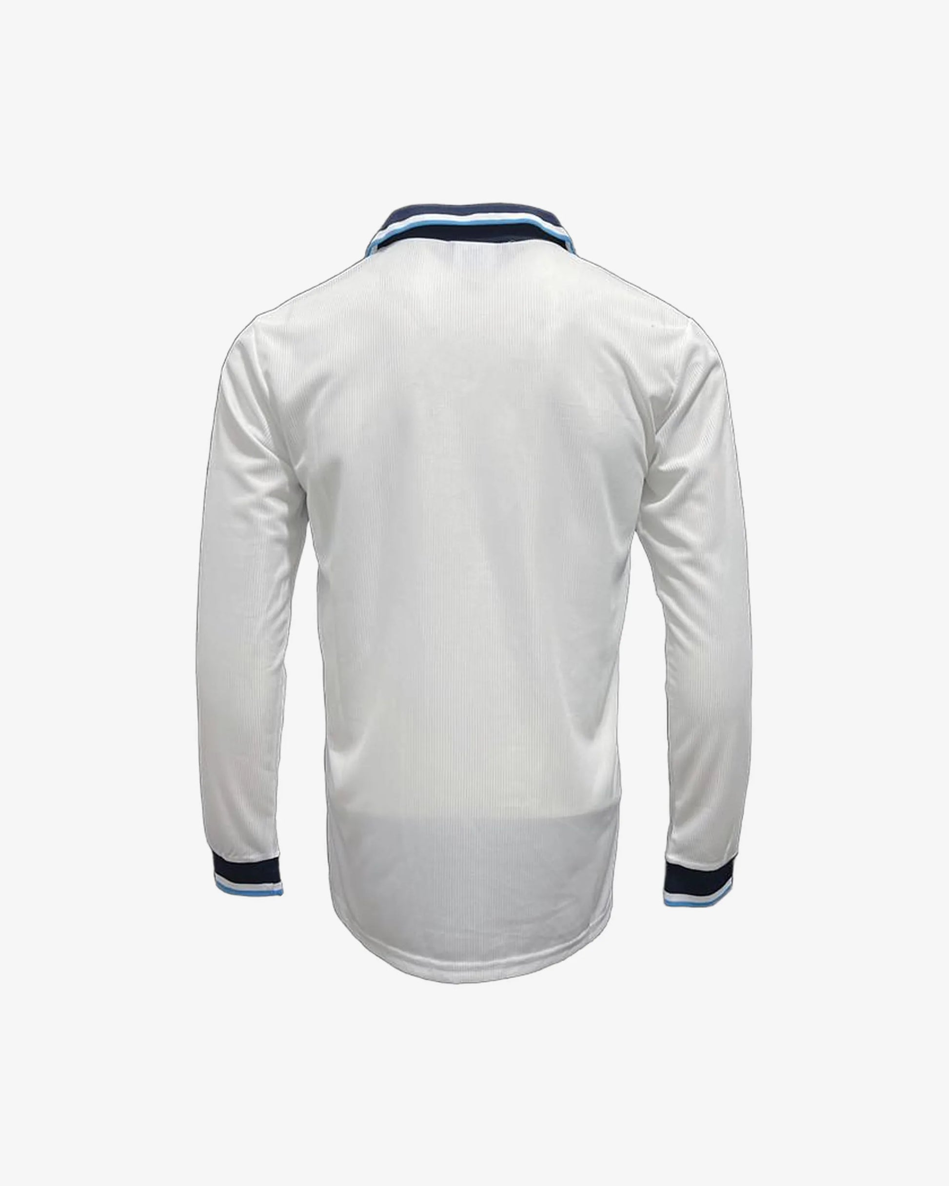 England 1996 Retro Long Sleeve Home Jersey - Back View