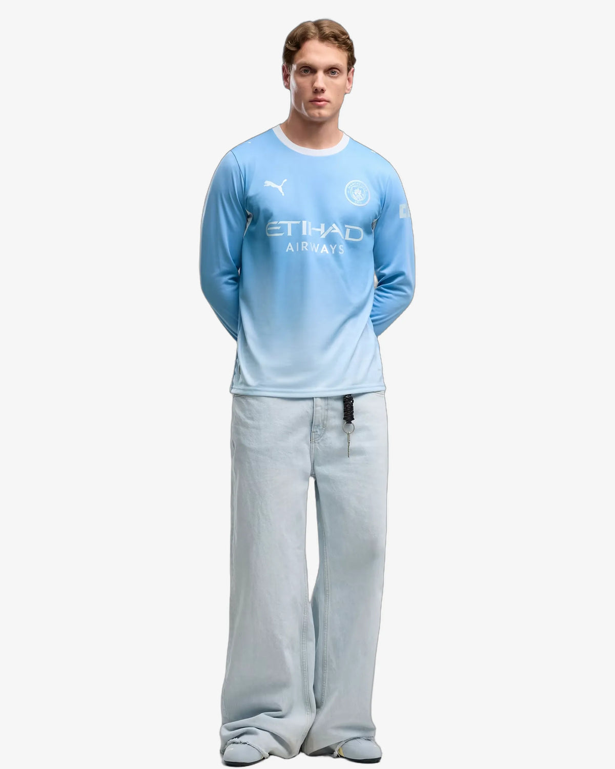 Manchester City 26-27 Long Sleeve Home Jersey