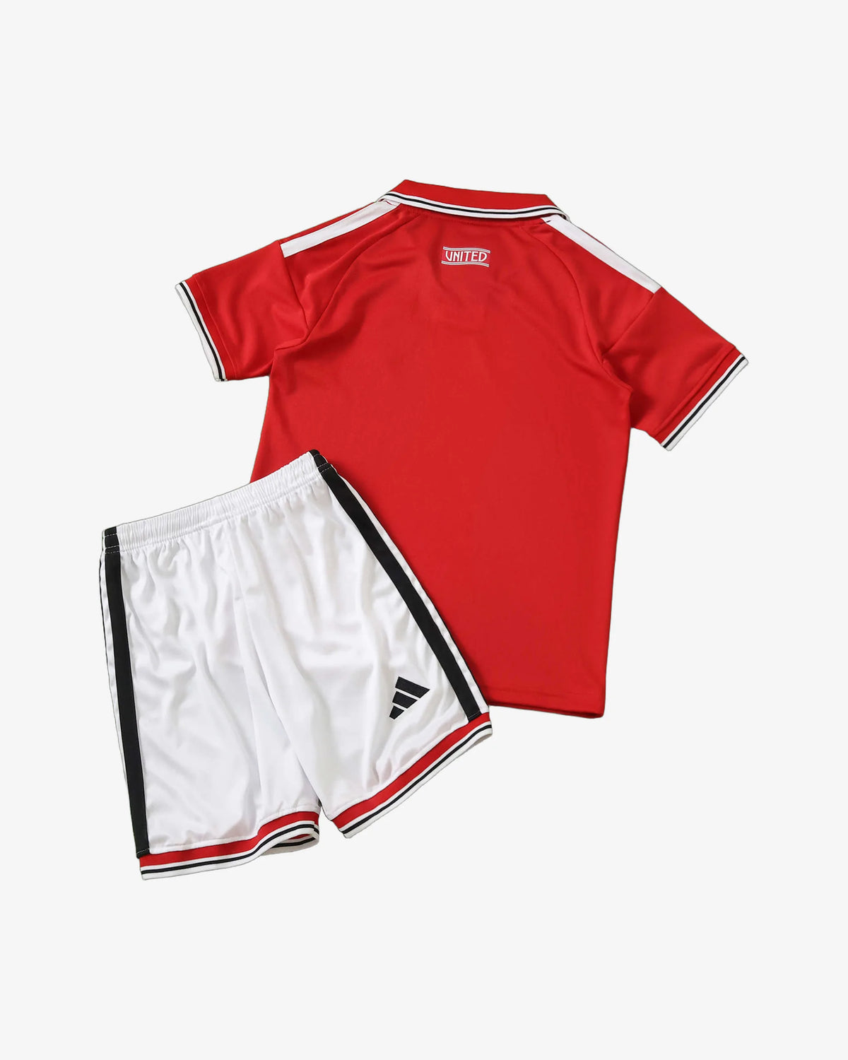 Manchester United 26-27 Home Kids Kit - Back View