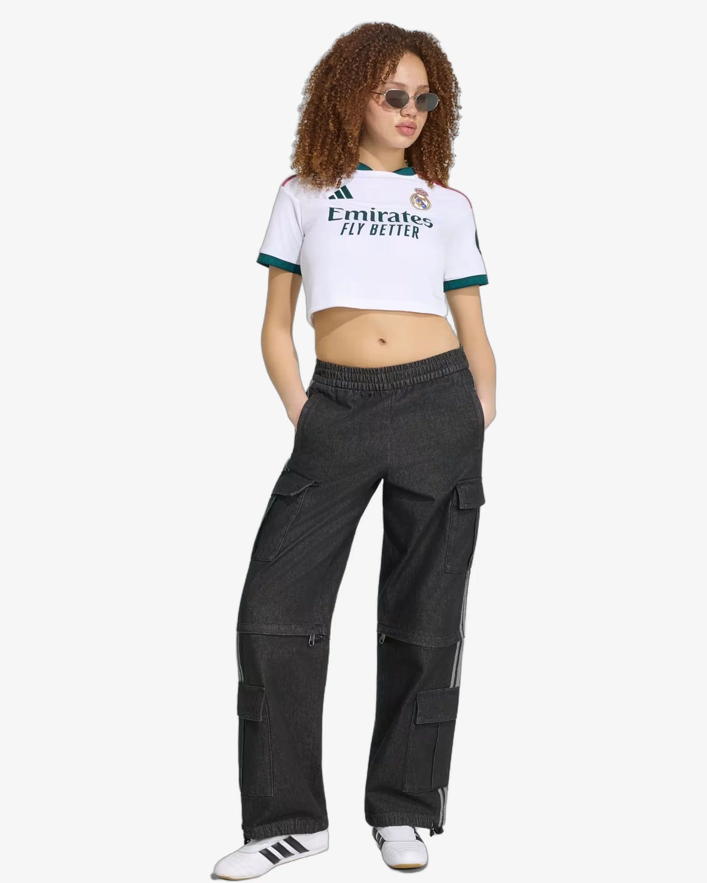Real Madrid 26-27 Home Cropped Jersey