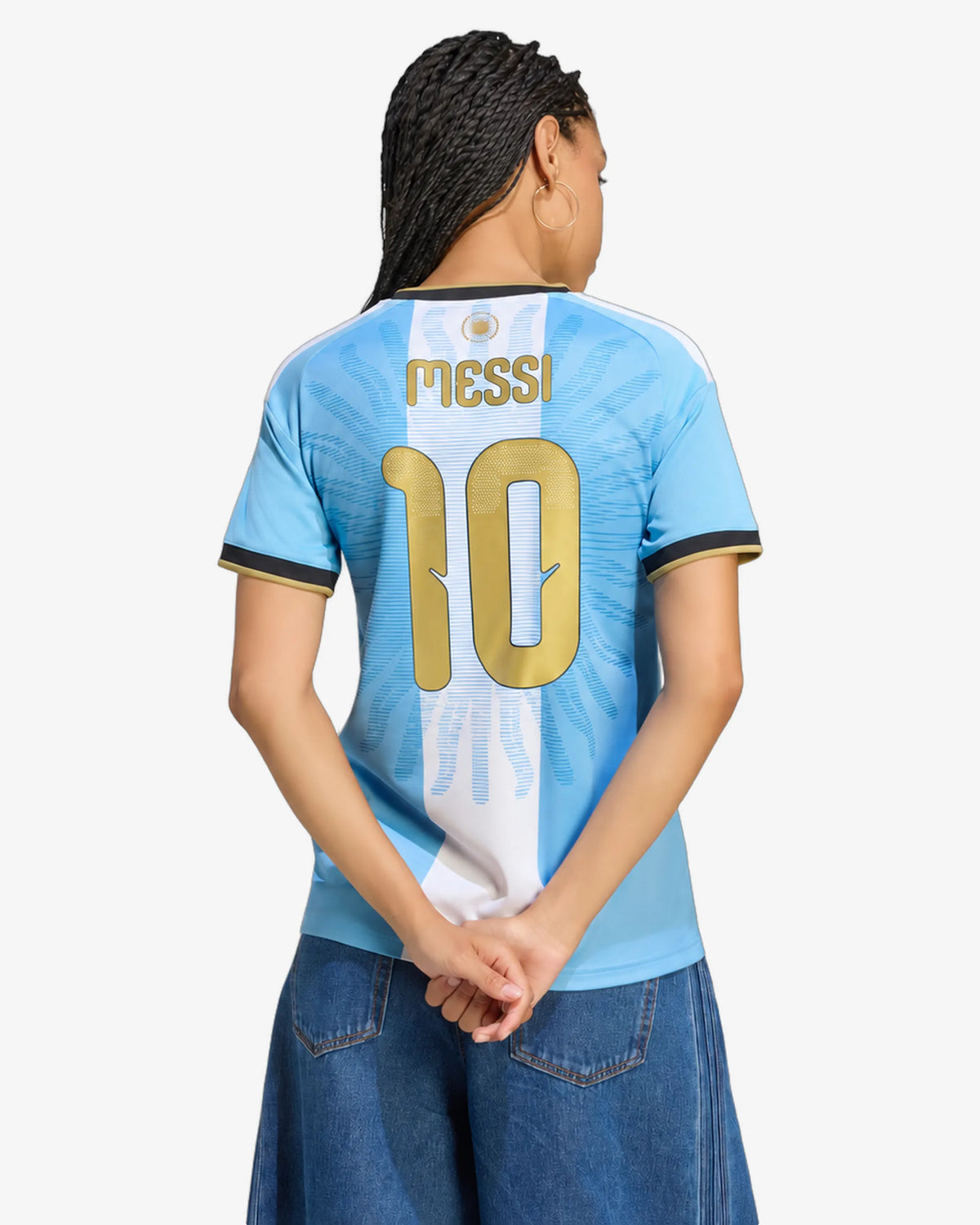 Argentina 2026 Messi 10 Women's Jersey - Back View