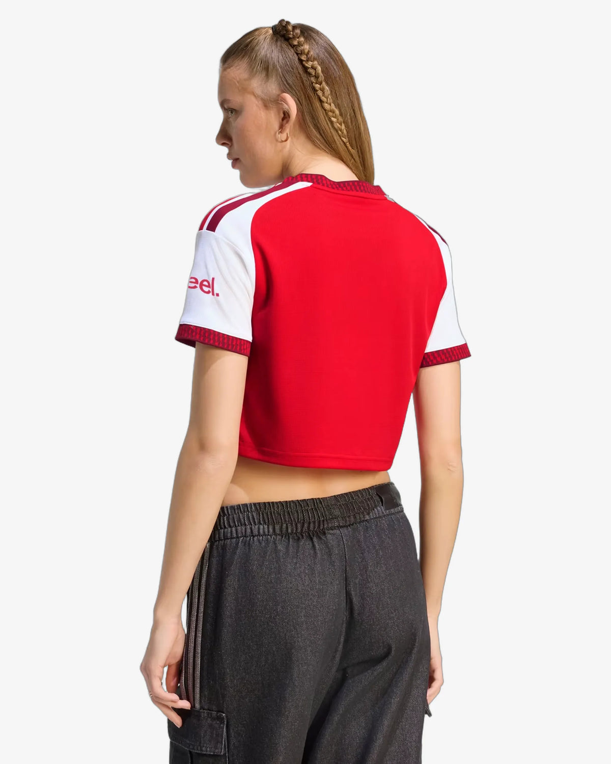 Arsenal 26-27 Home Cropped Jersey - Back View