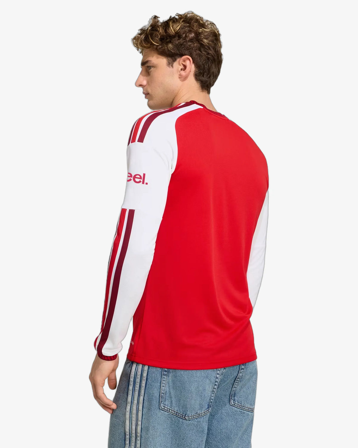 Arsenal 26-27 Long Sleeve Home Jersey - Back View