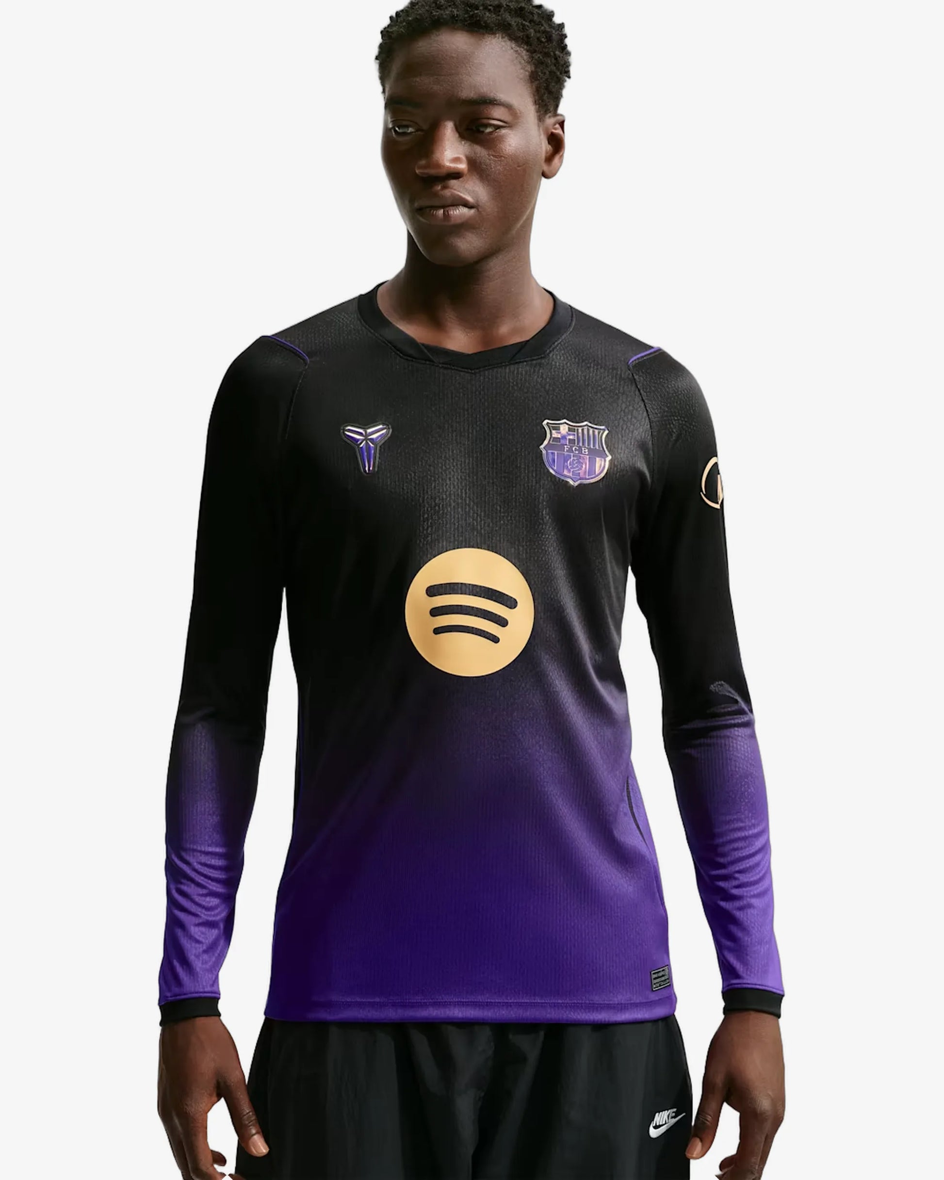 Barcelona 26-27 Long Sleeve Away Jersey