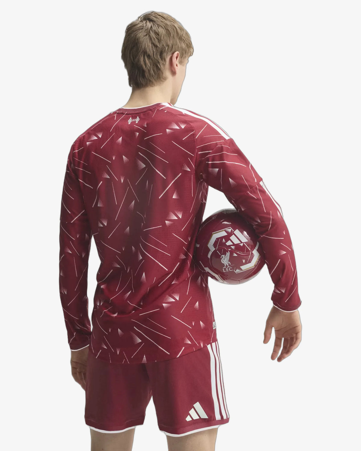 Liverpool 26-27 Player Version Long Sleeve Home Jersey - Back View