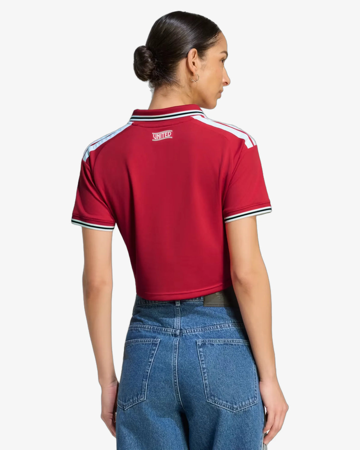 Manchester United 26-27 Home Cropped Jersey - Back View