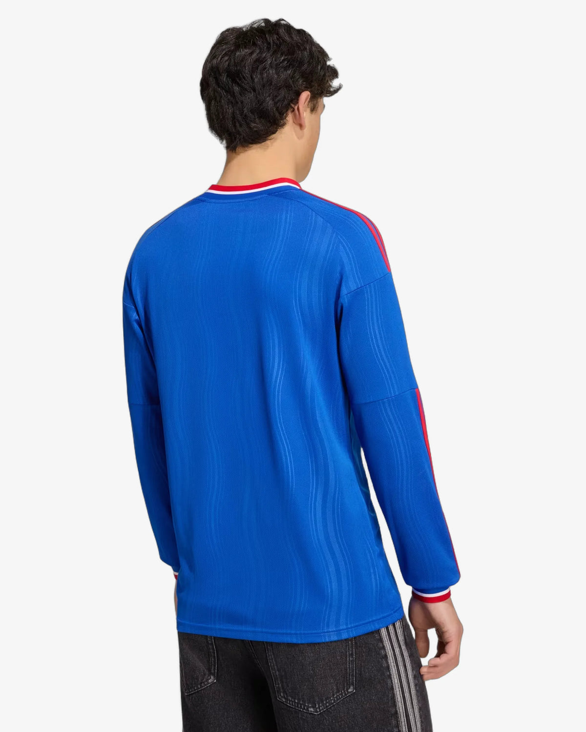 Manchester United 26-27 Long Sleeve Away Jersey - Back View