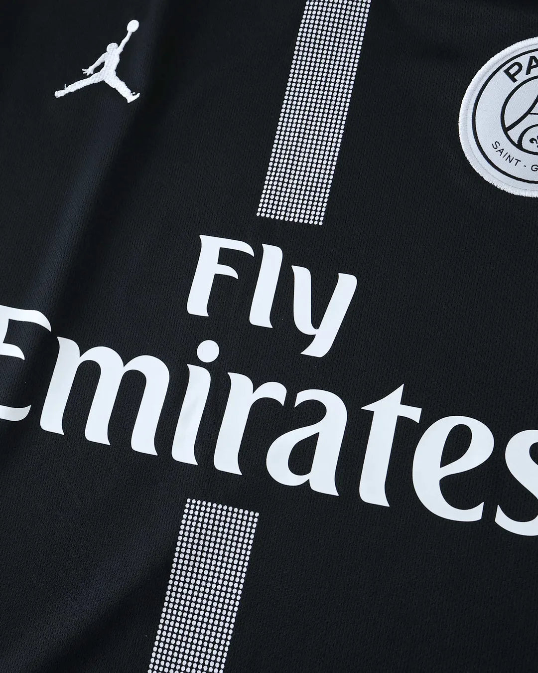 Paris Saint-Germain 2018-19 Champions League Home Long Sleeve Retro Jersey - Detail