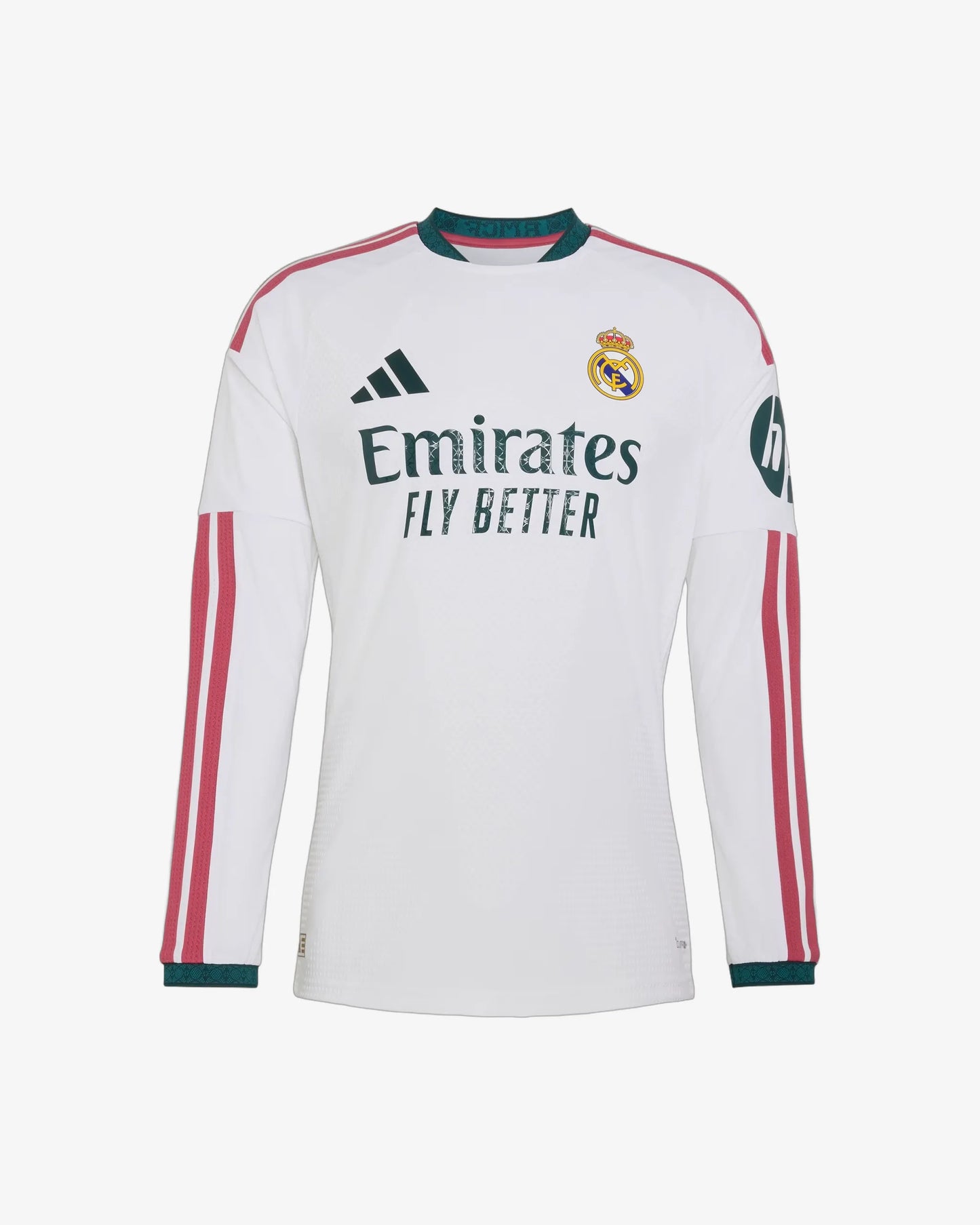 Real Madrid 26-27 Player Version Long Sleeve Home Jersey