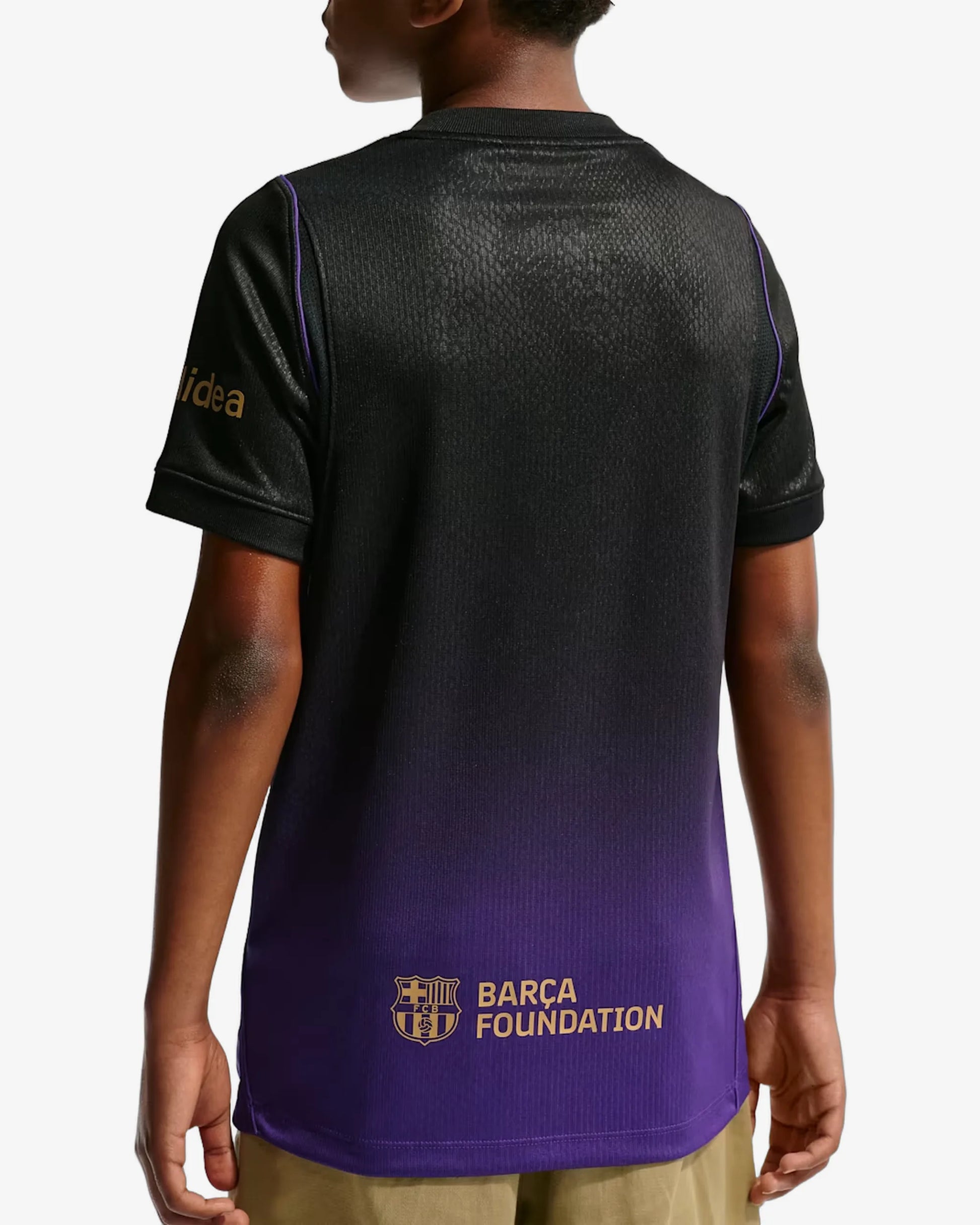 Barcelona 26-27 Away Kids Kit - Back View