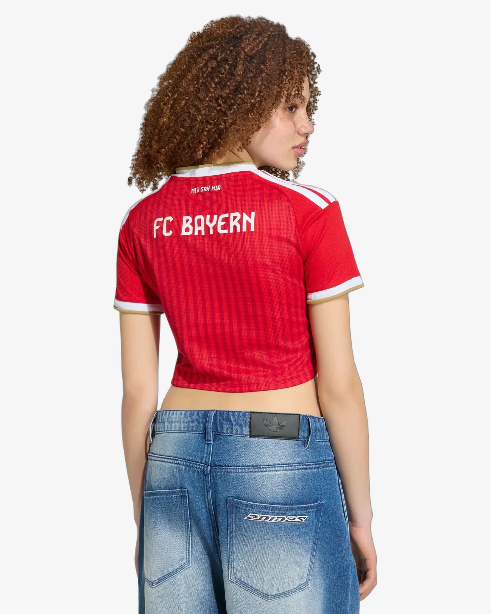 Bayern Munich 26-27 Home Cropped Jersey - Back View