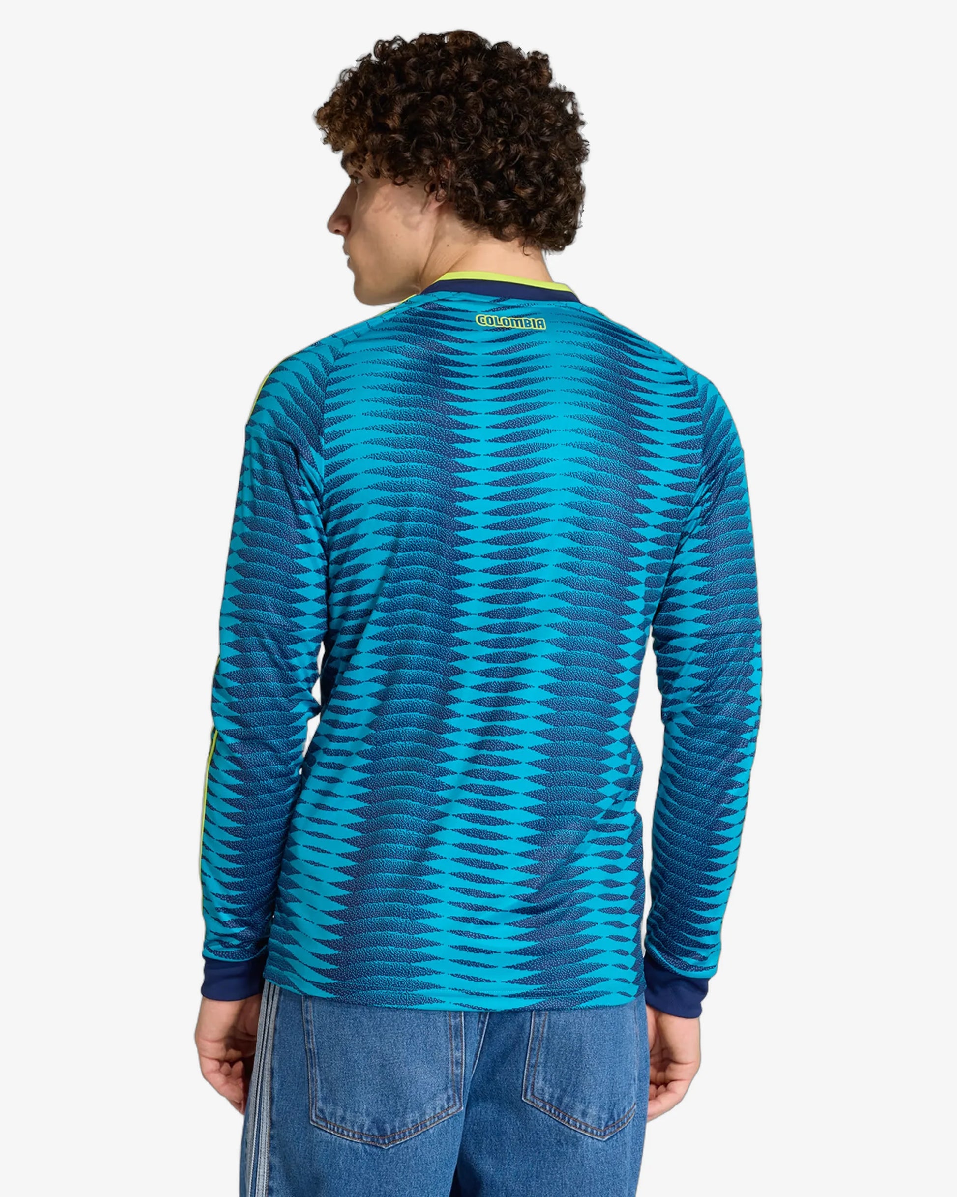 Colombia 2026 Long Sleeve Away Jersey - Back View