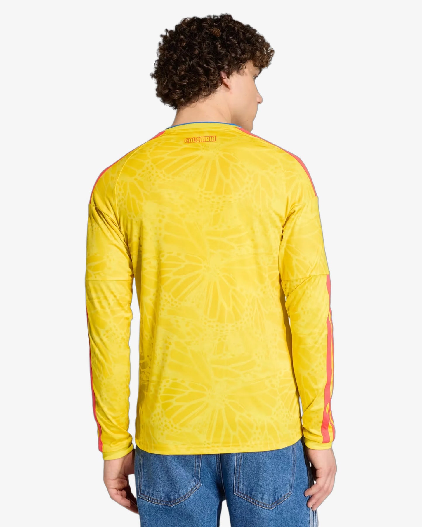 Colombia 2026 Long Sleeve Home Jersey - Back View