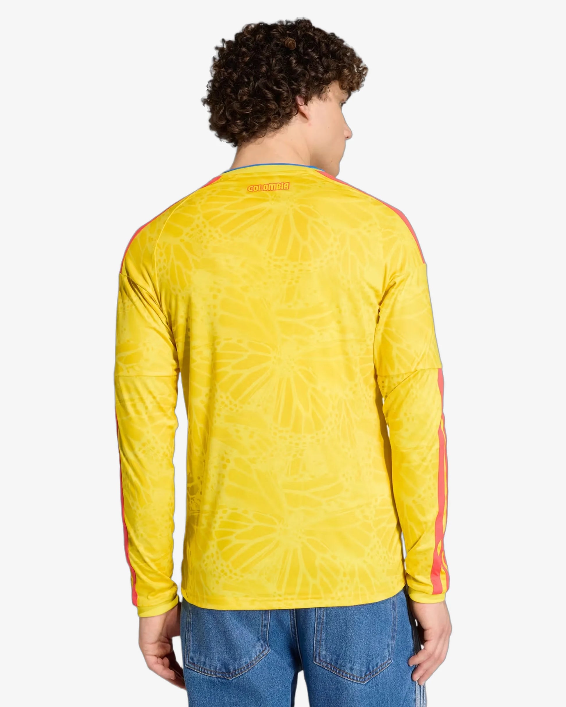 Colombia 2026 Long Sleeve Home Jersey - Back View