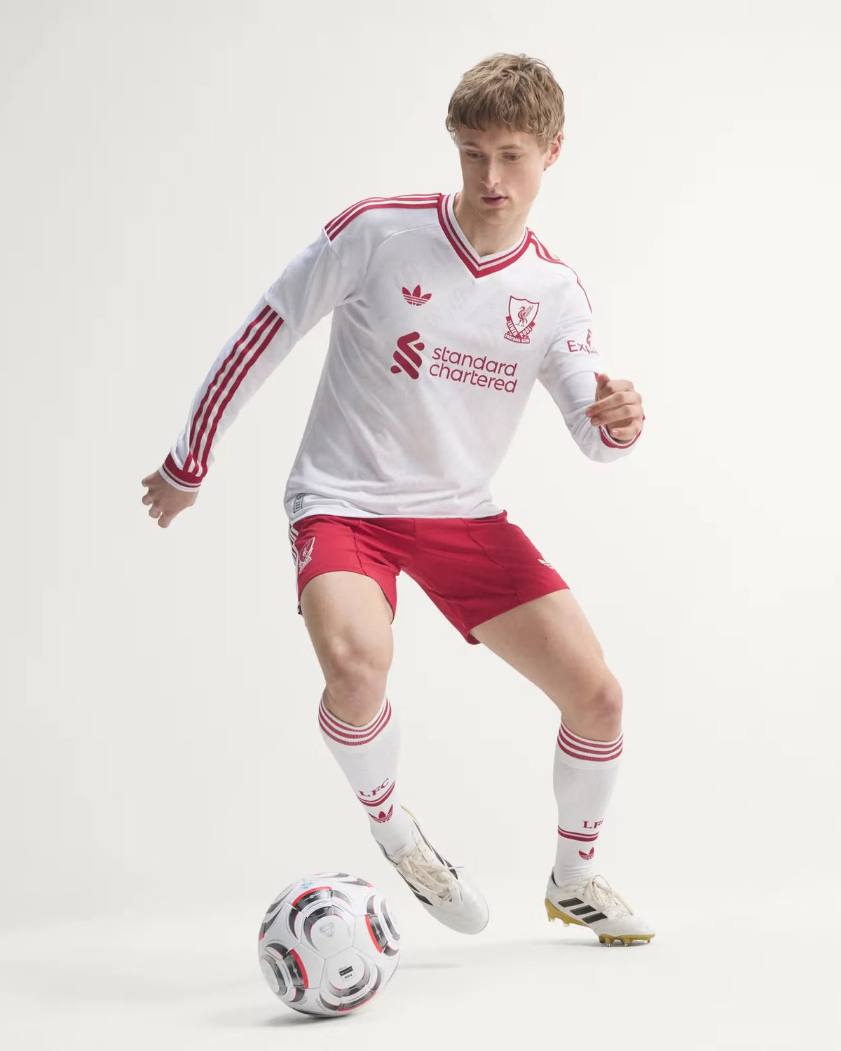 Liverpool 26-27 Player Version Long Sleeve Away Jersey - Detail
