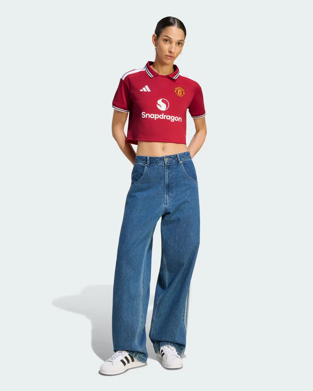 Manchester United 26-27 Home Cropped Jersey - Detail